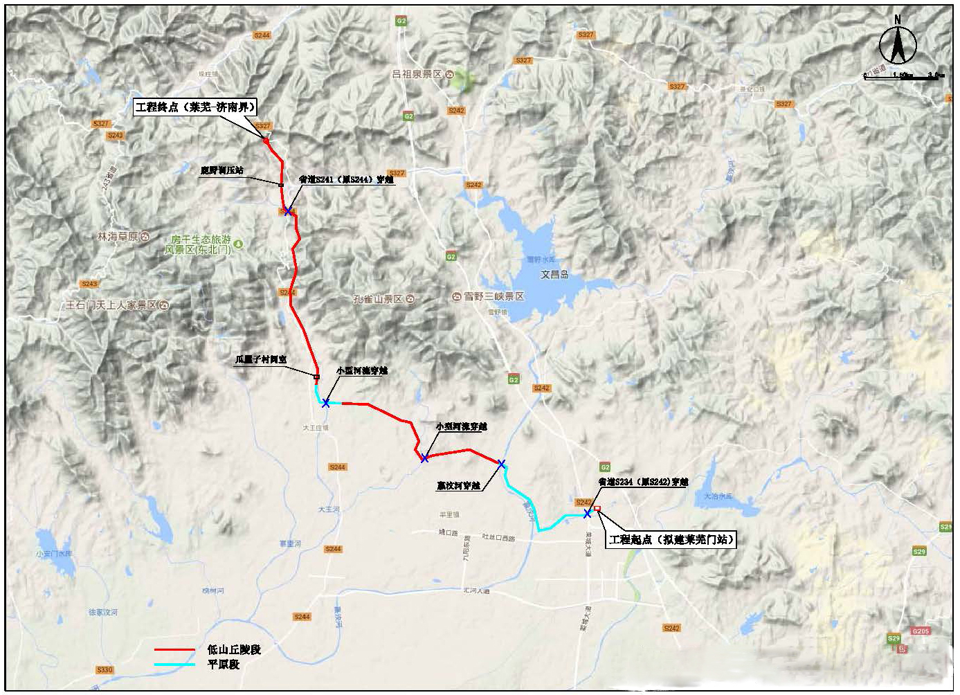 中石油泰青威天然气管线接入线（莱芜—济南）莱芜段